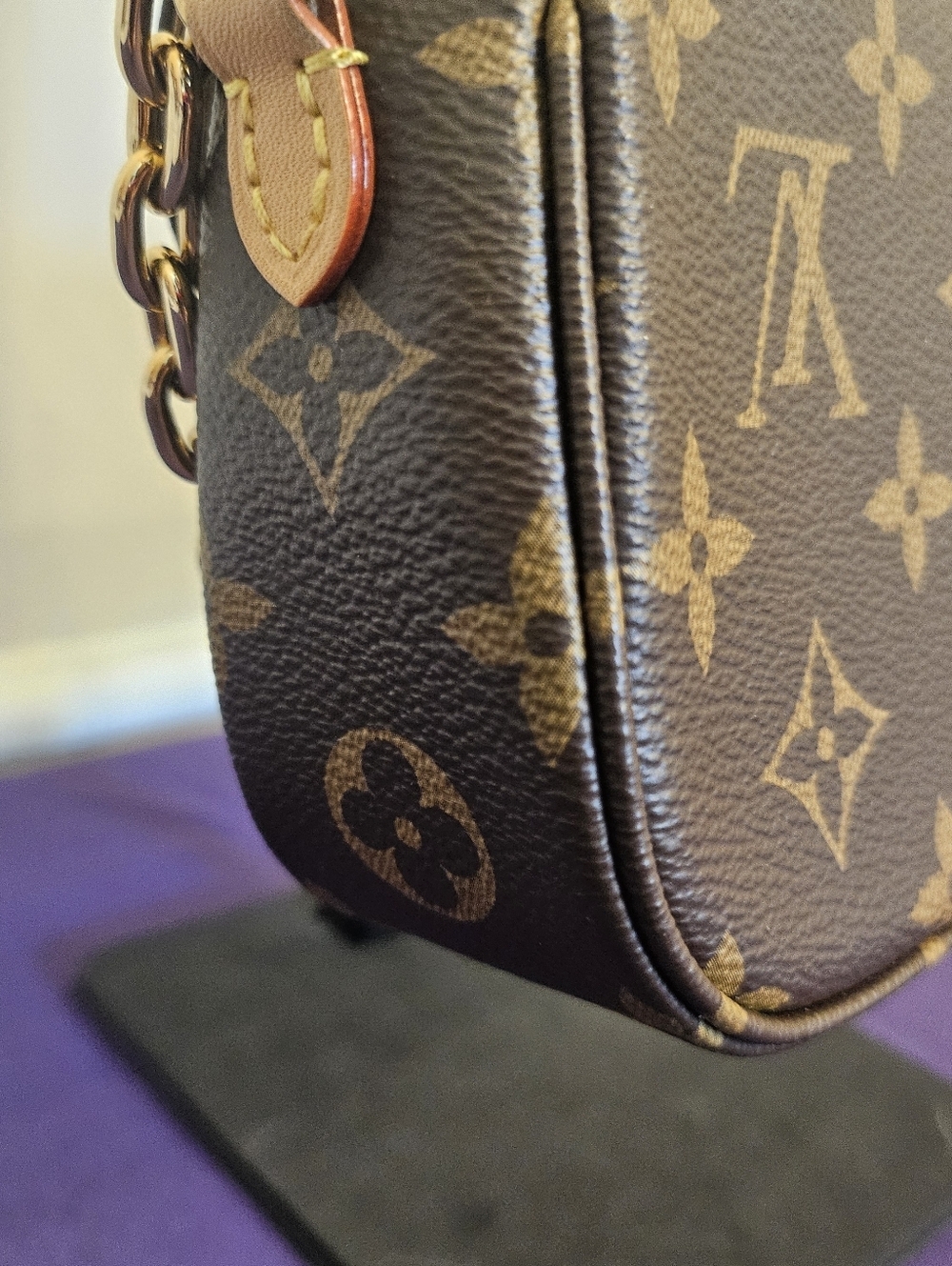 Louis Vuitton Ivy Wallet On Chain Monogram Microchipped w/ Dustbag - Picture 4 of 15